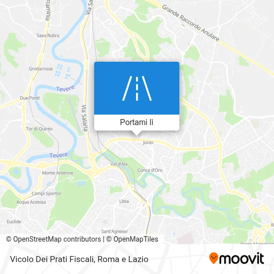Mappa Vicolo Dei Prati Fiscali