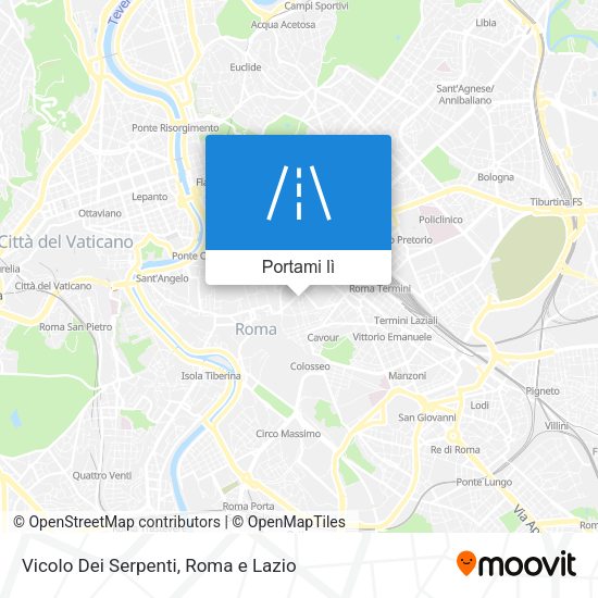 Mappa Vicolo Dei Serpenti