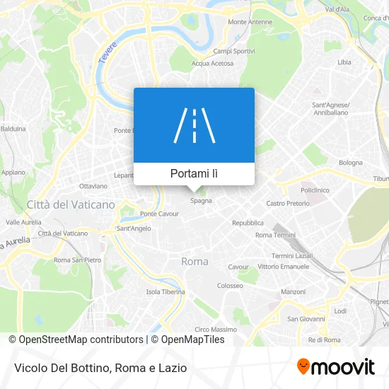 Mappa Vicolo Del Bottino