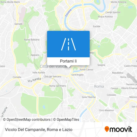 Mappa Vicolo Del Campanile