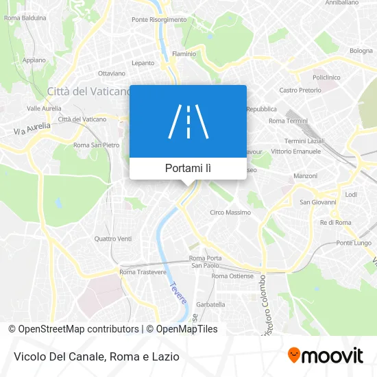 Mappa Vicolo Del Canale