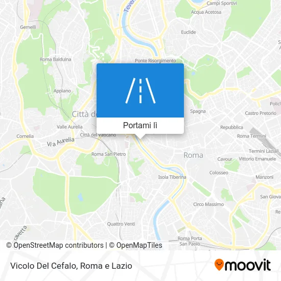 Mappa Vicolo Del Cefalo