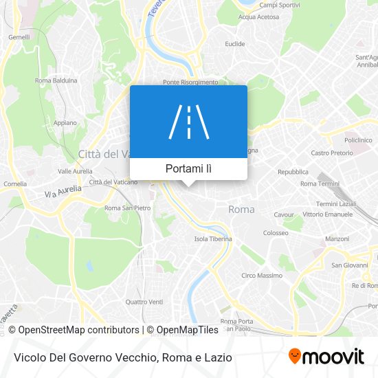 Mappa Vicolo Del Governo Vecchio