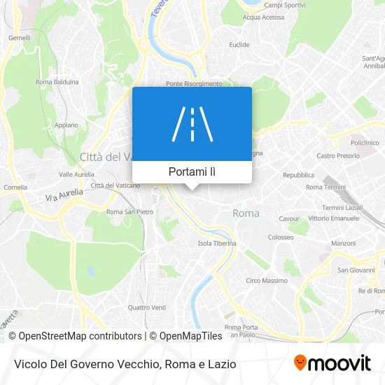 Mappa Vicolo Del Governo Vecchio