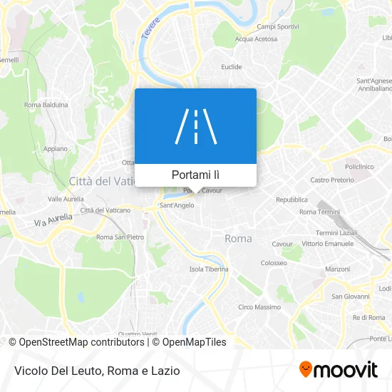 Mappa Vicolo Del Leuto