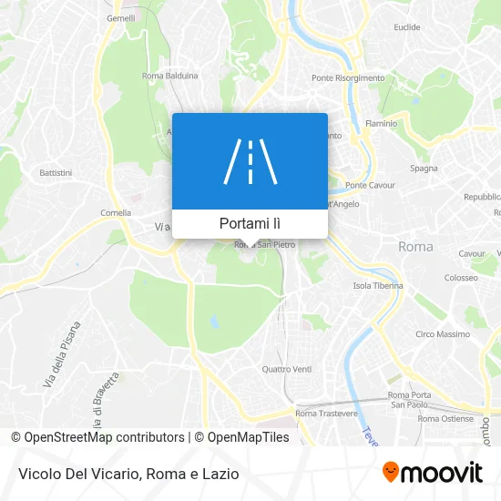 Mappa Vicolo Del Vicario