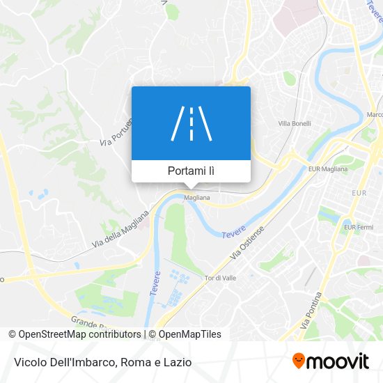 Mappa Vicolo Dell'Imbarco