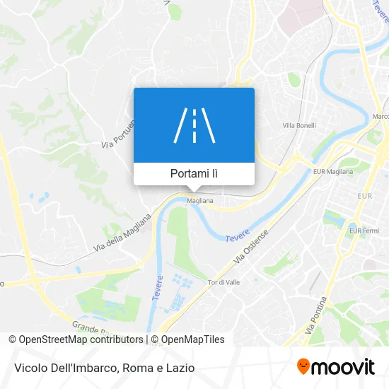 Mappa Vicolo Dell'Imbarco