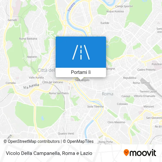 Mappa Vicolo Della Campanella