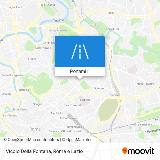 Mappa Vicolo Della Fontana