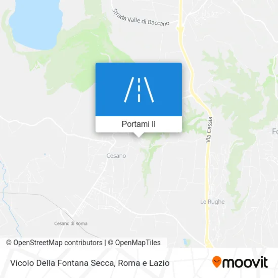 Mappa Vicolo Della Fontana Secca