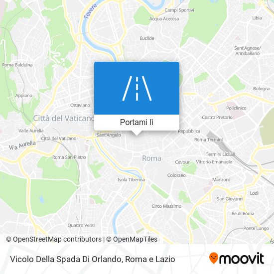 Mappa Vicolo Della Spada Di Orlando