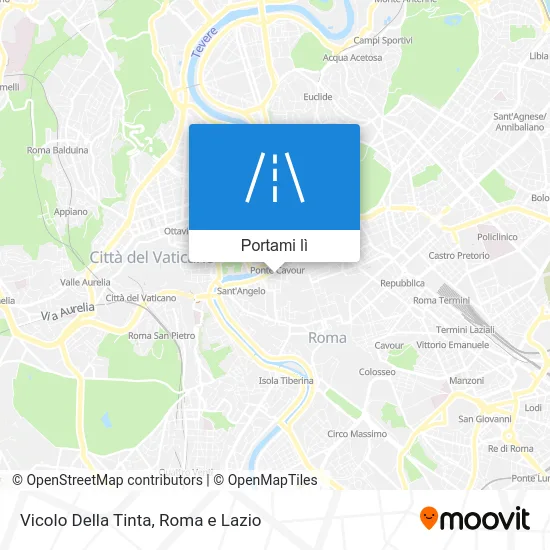 Mappa Vicolo Della Tinta