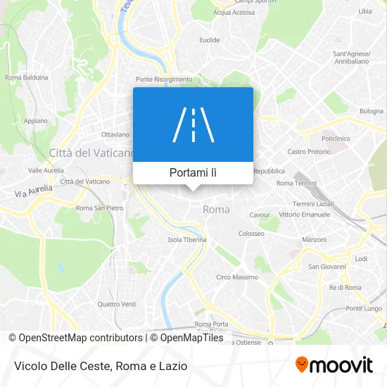 Mappa Vicolo Delle Ceste