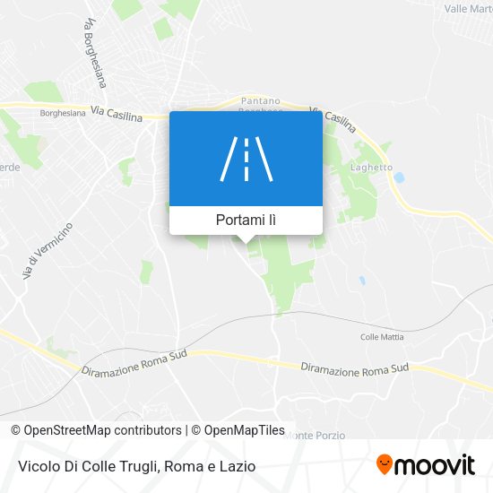 Mappa Vicolo Di Colle Trugli