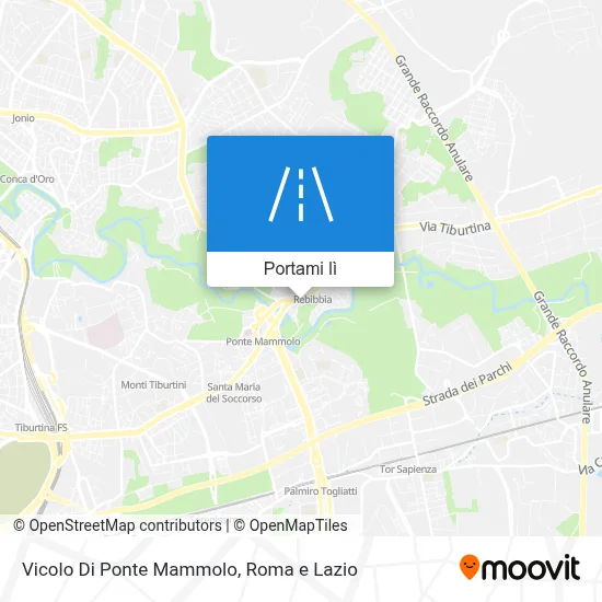 Mappa Vicolo Di Ponte Mammolo