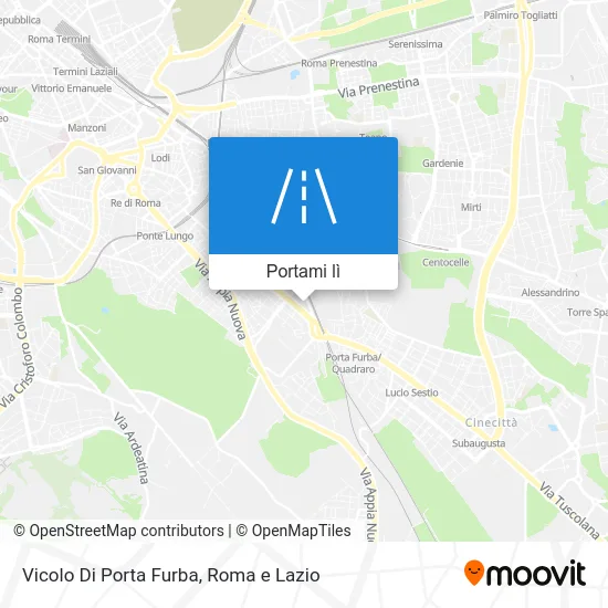 Mappa Vicolo Di Porta Furba