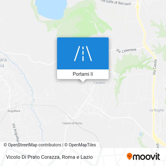 Mappa Vicolo Di Prato Corazza