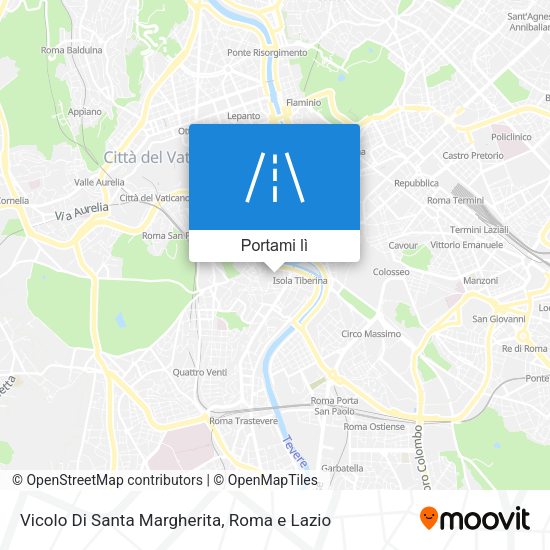 Mappa Vicolo Di Santa Margherita