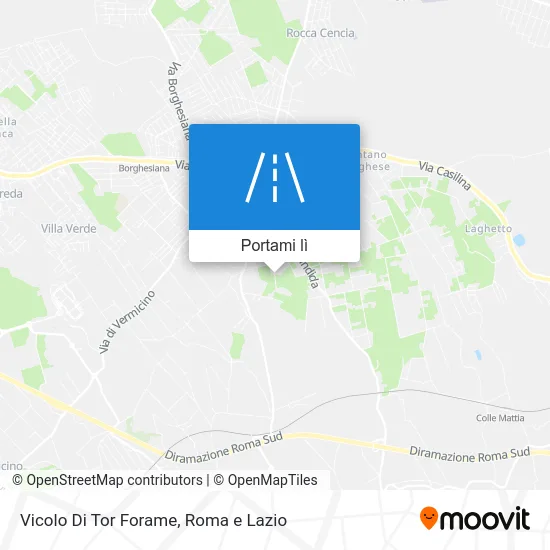 Mappa Vicolo Di Tor Forame