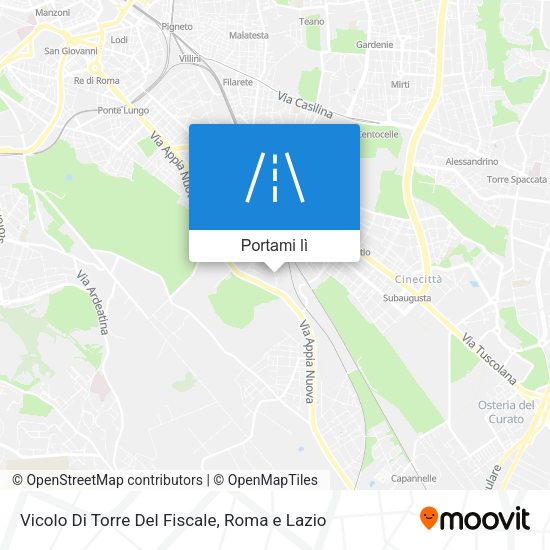 Mappa Vicolo Di Torre Del Fiscale