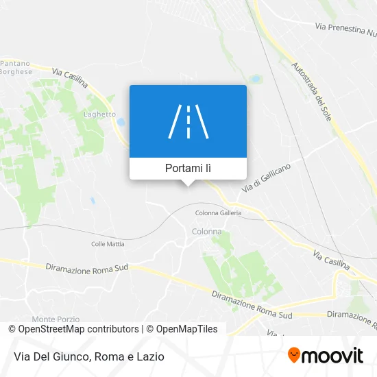 Mappa Via Del Giunco