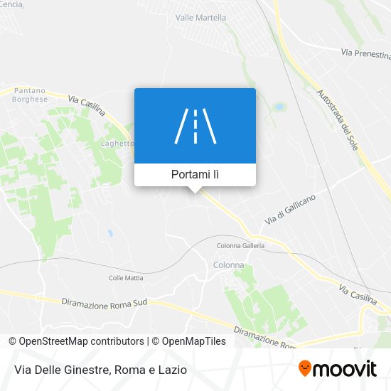 Mappa Via Delle Ginestre