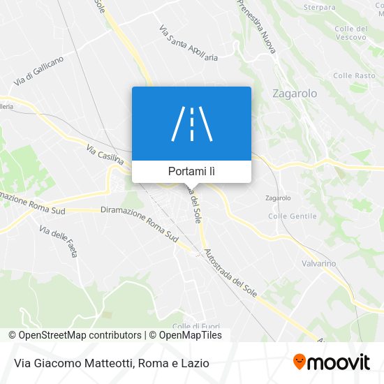 Mappa Via Giacomo Matteotti