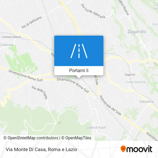 Mappa Via Monte Di Casa