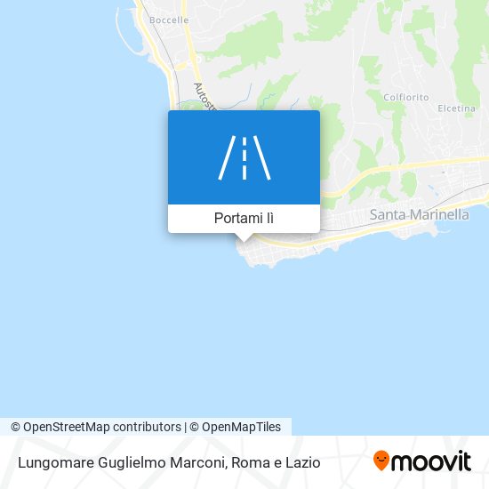 Mappa Lungomare Guglielmo Marconi