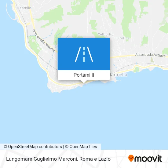 Mappa Lungomare Guglielmo Marconi