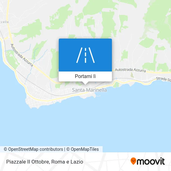 Mappa Piazzale II Ottobre