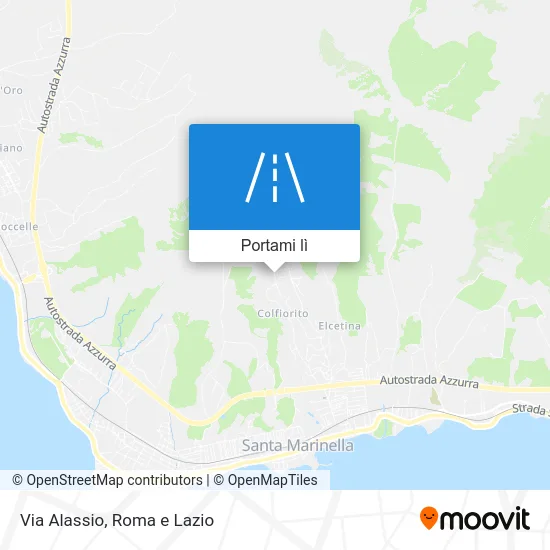 Mappa Via Alassio