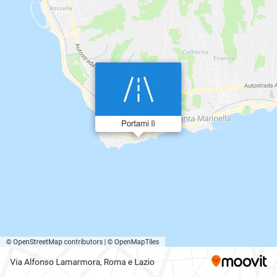 Mappa Via Alfonso Lamarmora