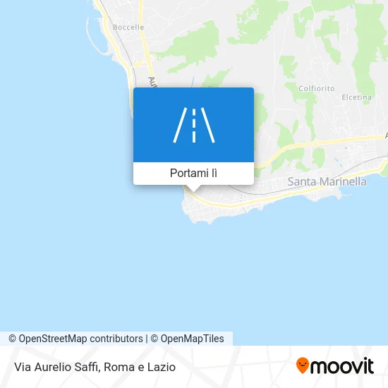Mappa Via Aurelio Saffi