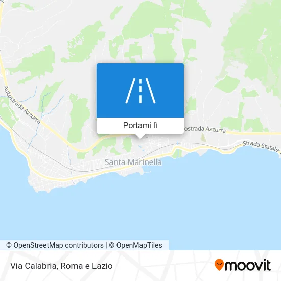 Mappa Via Calabria