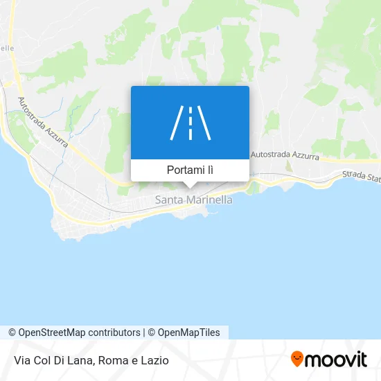 Mappa Via Col Di Lana