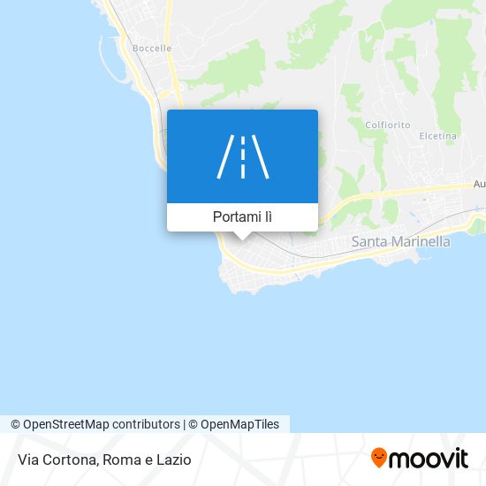 Mappa Via Cortona