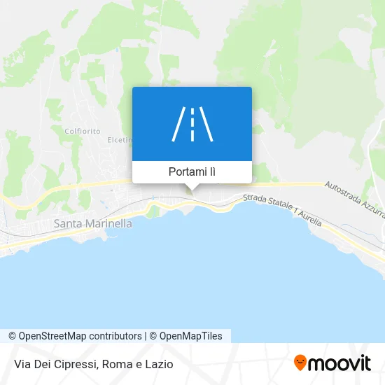 Mappa Via Dei Cipressi