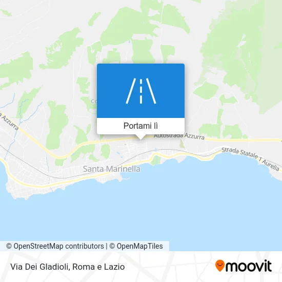 Mappa Via Dei Gladioli