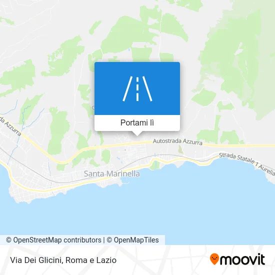 Mappa Via Dei Glicini