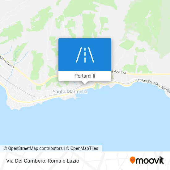 Mappa Via Del Gambero