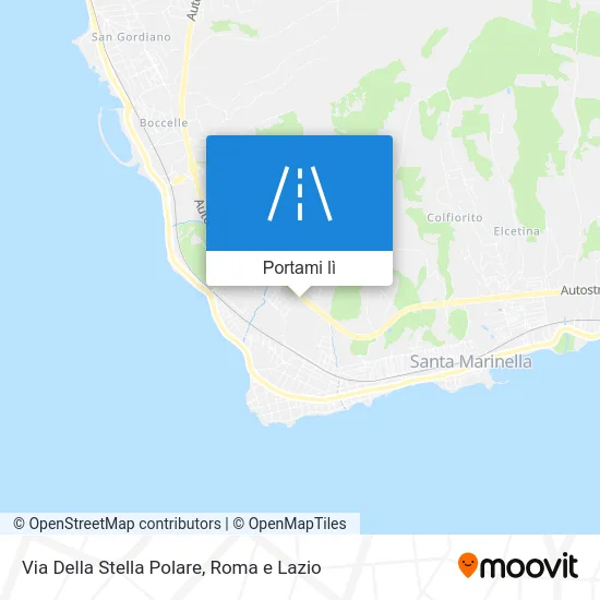 Mappa Via Della Stella Polare