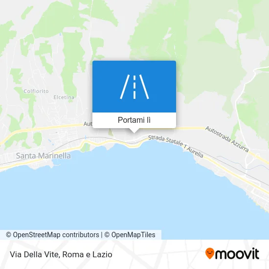 Mappa Via Della Vite