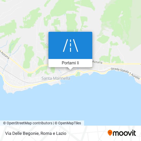 Mappa Via Delle Begonie