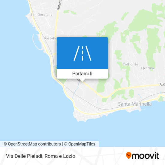 Mappa Via Delle Pleiadi