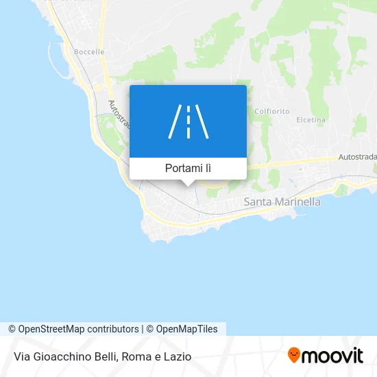 Mappa Via Gioacchino Belli