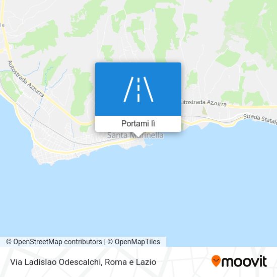 Mappa Via Ladislao Odescalchi