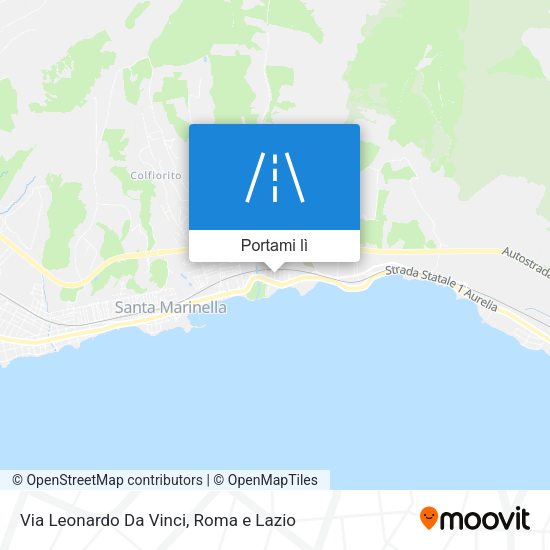Mappa Via Leonardo Da Vinci