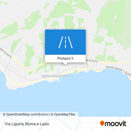 Mappa Via Liguria